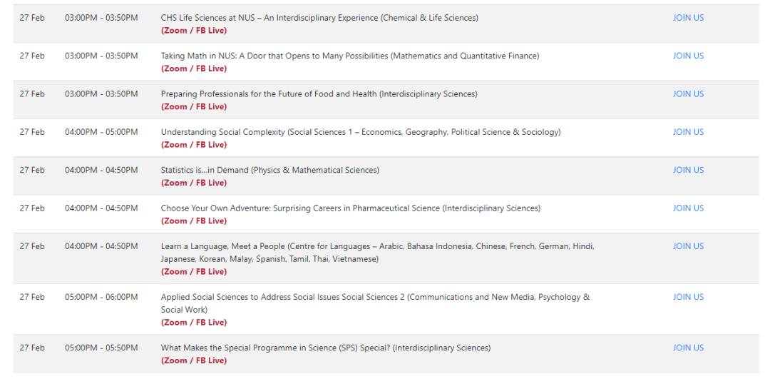 想要報考NUS嗎？這個線上校園開放日不要錯過