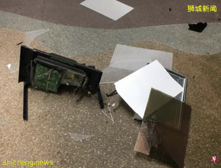 花瓶 椅子 电脑屏幕 恐怖男子高楼抛物被捕