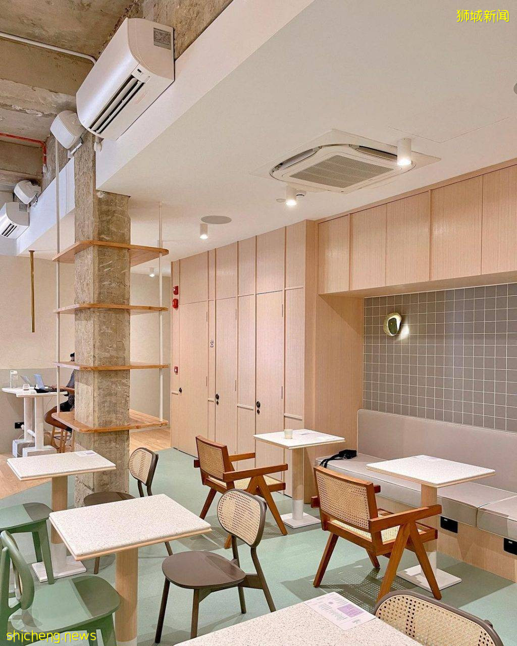 Tanjong Pagar屋顶Cafe“Canteen”📌户外阳台、螺旋阶梯,下一个网美打卡热点📷