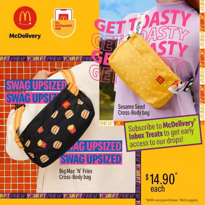 麦当劳将推出限定版斜挎包!1月4日开始发售,两种设计必须Get