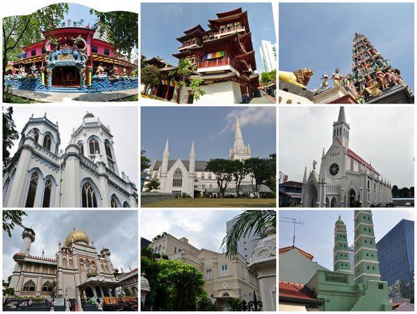 新加坡就是个三多国家：民族多、文化多、教堂多