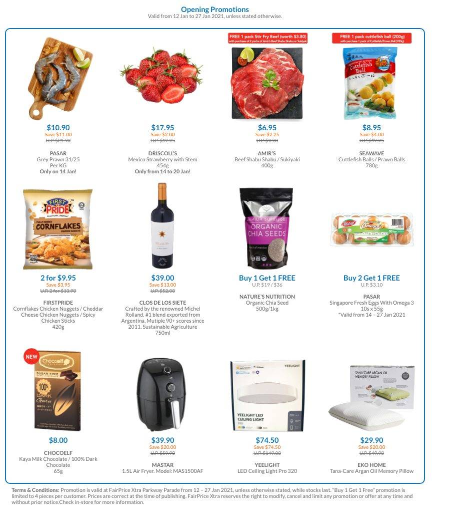 新加坡首間雞尾酒吧超市🍷FairPrice Xtra Parkway Parade開張啦🎉附設用餐區、超多美食投餵你