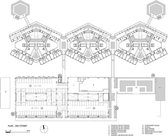新加坡“天空之城”– 從地面到頂層自由穿梭的舒適型高密度公寓
