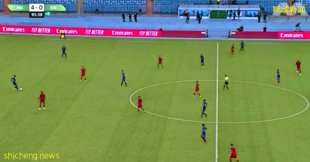 世界杯预选赛，新加坡4比0惨败巴勒斯坦