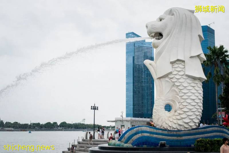 新加坡的标志：鱼尾狮!