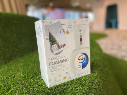 49.9新币免接触智能洗手液机，欢迎你来免费拿！