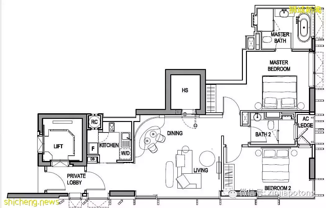 乌节三翠林：第10邮区豪宅，永久地契，值得您收藏，最新豪华四卧室样板房