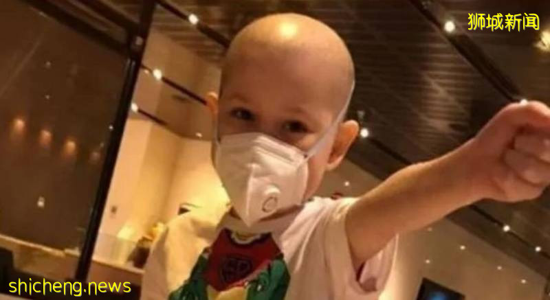暖心！来新加坡治疗的癌症男孩终于康复回国了