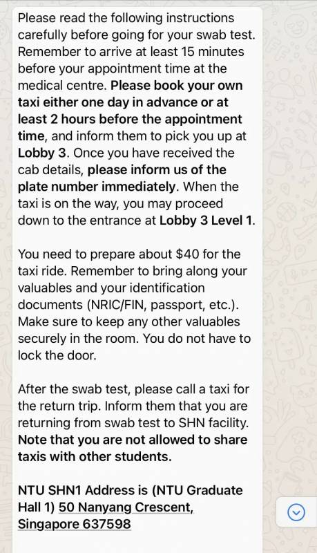 紀實!南洋理工大學留學生隔離全過程