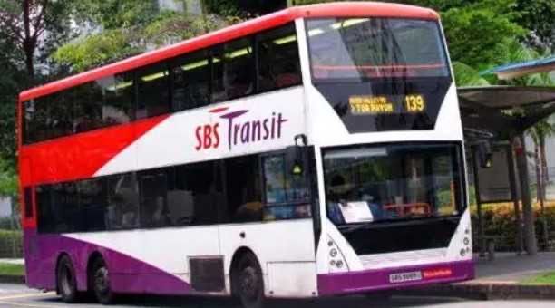 行人灯亮起,巴士没有让路!险些撞行人