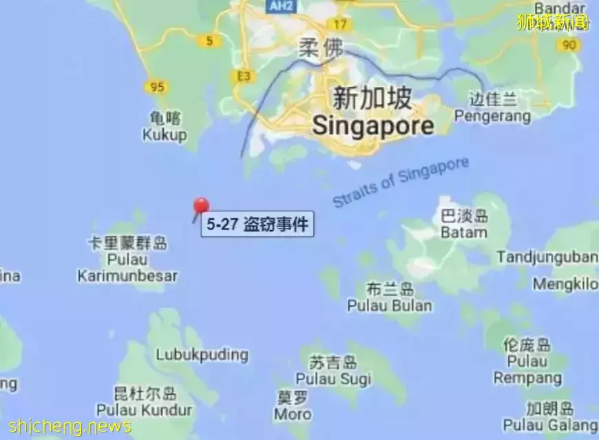 新加坡接连发生海盗劫船事件,几乎发生在同一地点