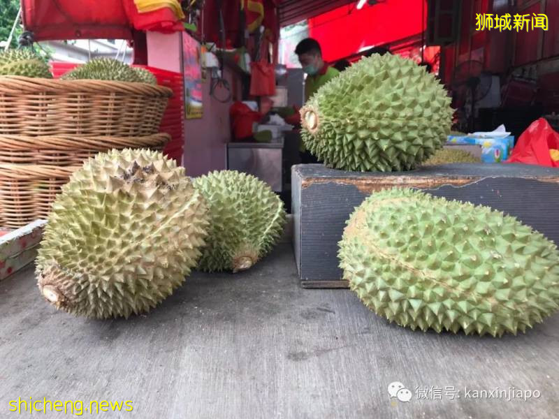 新加坡榴梿季節供應不夠，價格上漲!
