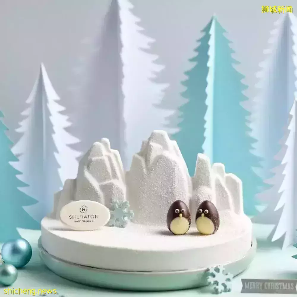 盘点新加坡8大高颜值树桐蛋糕!好看好吃好拍、今年圣诞聚餐就订这些🍰