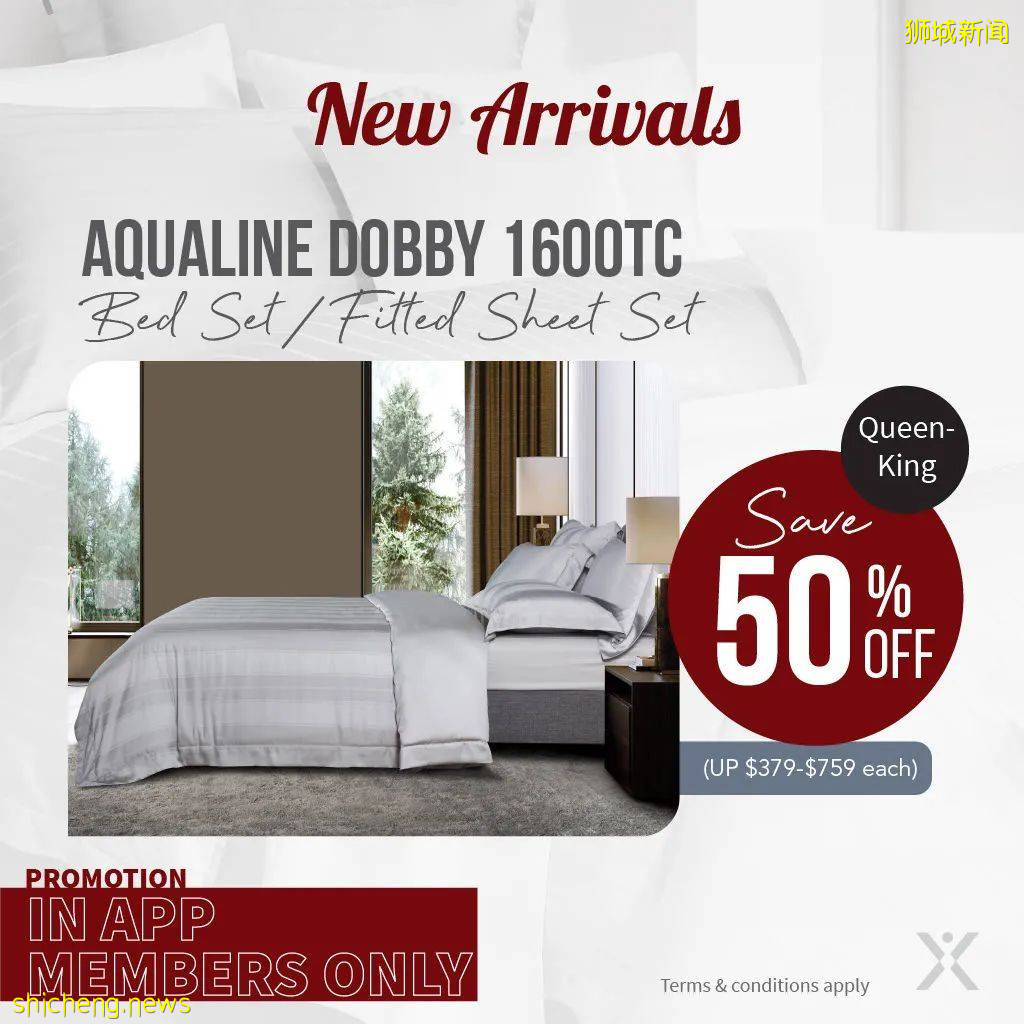 床上用品的9.9狂欢!新加坡全岛21家门店全参与!高级床上用品只要S$9.9🤩