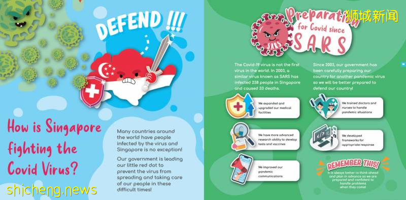 免費送新加坡小朋友一本COVID19的學習創作書!