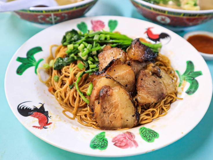 叉烧招财面,手工制作虾饺汤!在熟食中心打响名号