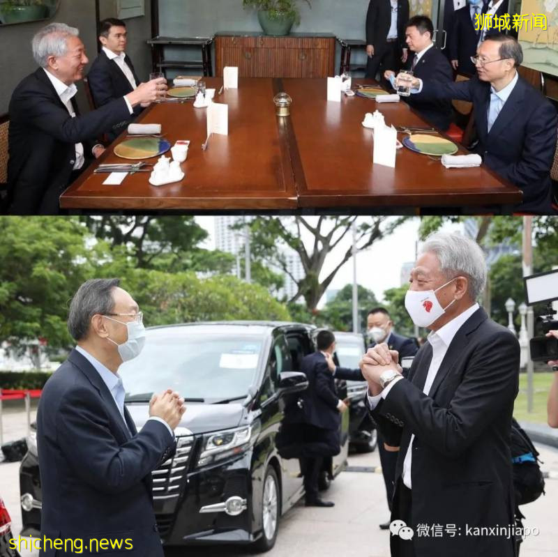 楊潔篪與新加坡高層4人分別會談,談了什麽