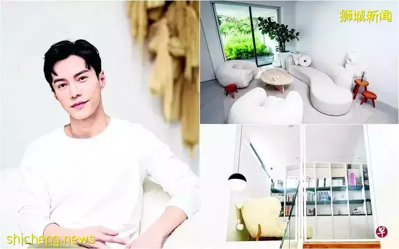 王冠逸入住新加坡新居,兩層樓半房子打造成白雪宮