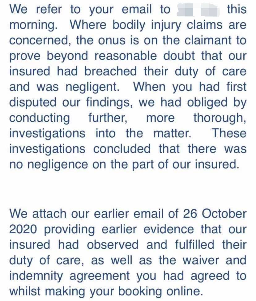 求助:2岁女儿眼睛在新加坡游乐场受重伤!1万多新治疗费!工作人员拒不负责!怎么办