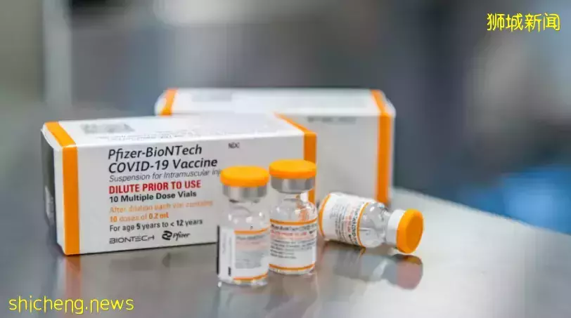 首批儿童剂量辉瑞冠病疫苗，预计22日运抵新加坡