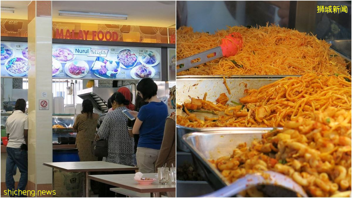 價格實惠的馬來攤位之一“Nurul Delights”, 大多數的還是保持在$2.50以下