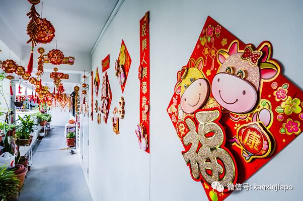 牛车水算啥?看这组屋的春节装饰,牛年要不旺都难