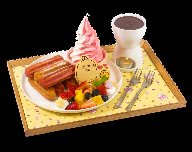 韩国可爱胖兔子Molang来新加坡啦!空降快闪咖啡厅简直萌翻了