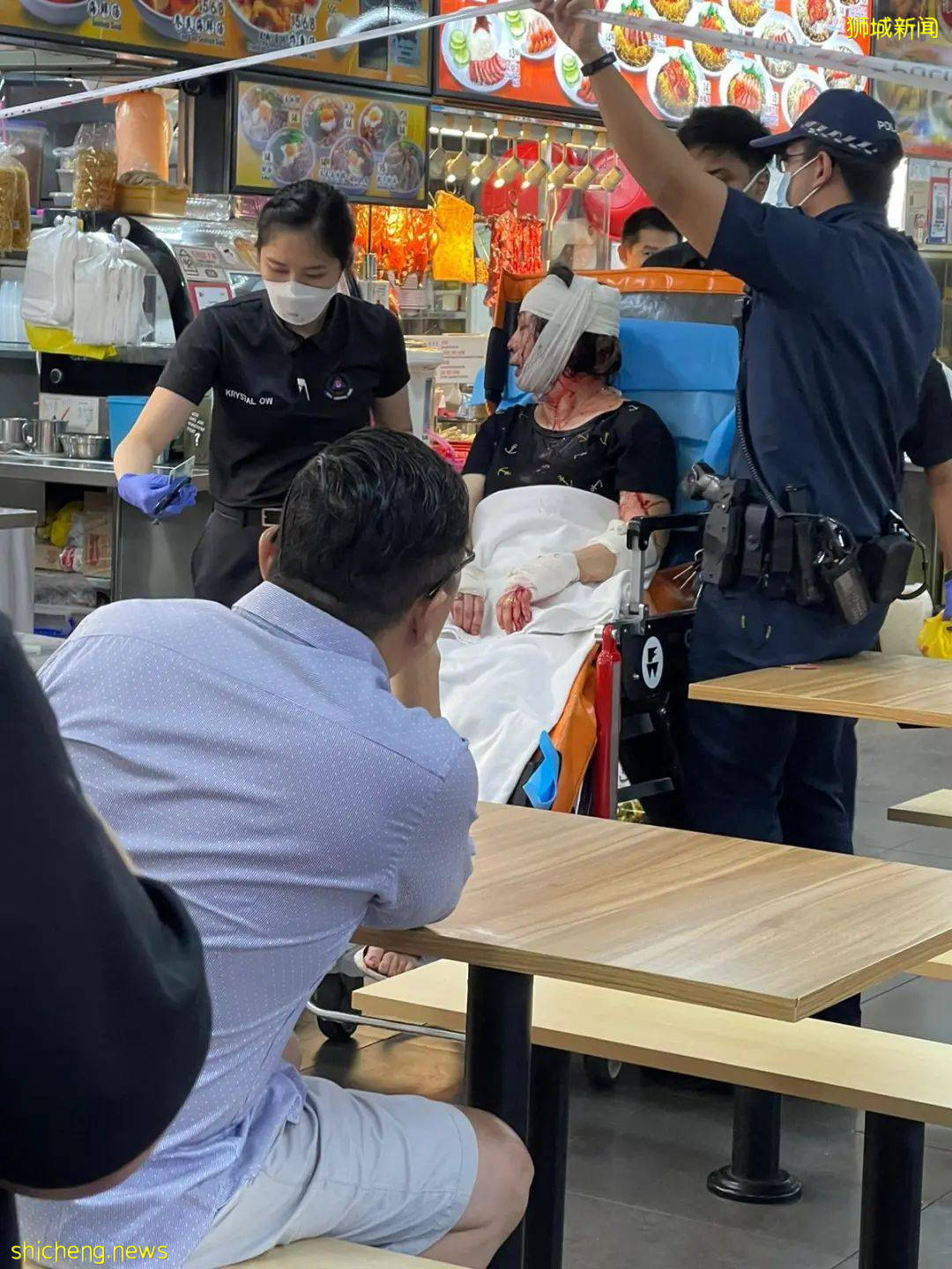 因爲說了這句話，她在新加坡被同事砍了7刀