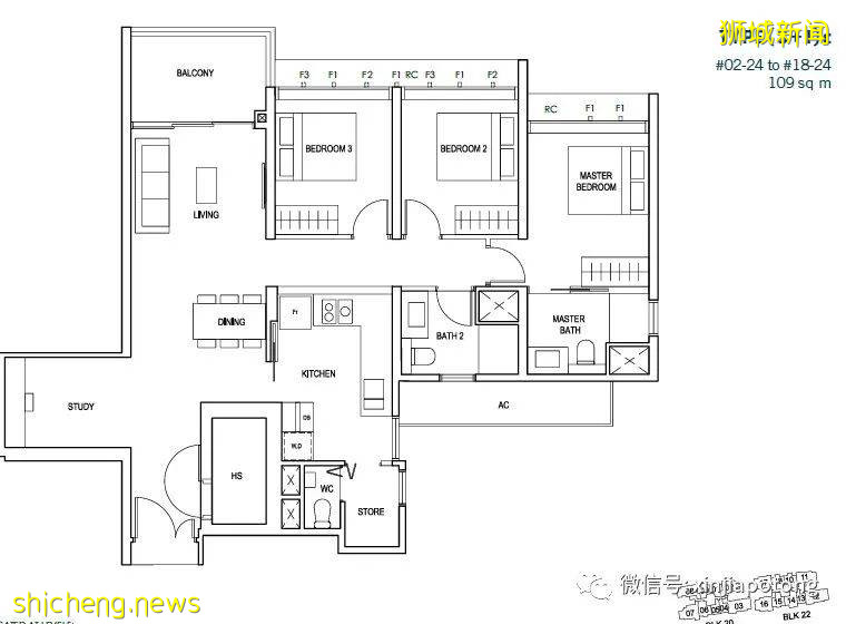 Penrose,中央邊緣區RCR,步行到阿欲尼地鐵，千萬不要錯過