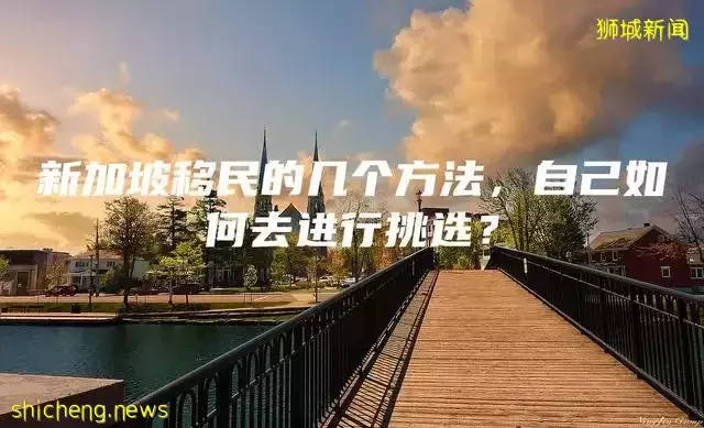 新加坡移民的几个方法，自己如何去进行挑选