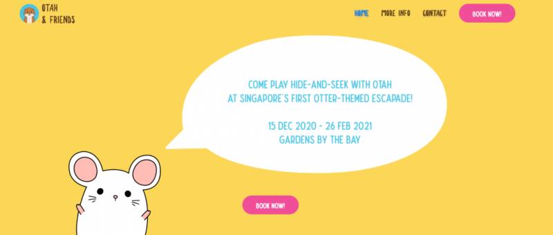 以水獭为主题的游戏体验“Otah&Friends”登场啦