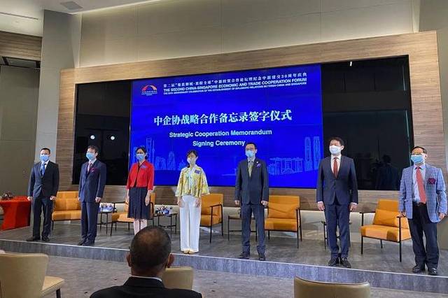 中新动态 第二届中新经贸合作论坛如期举行