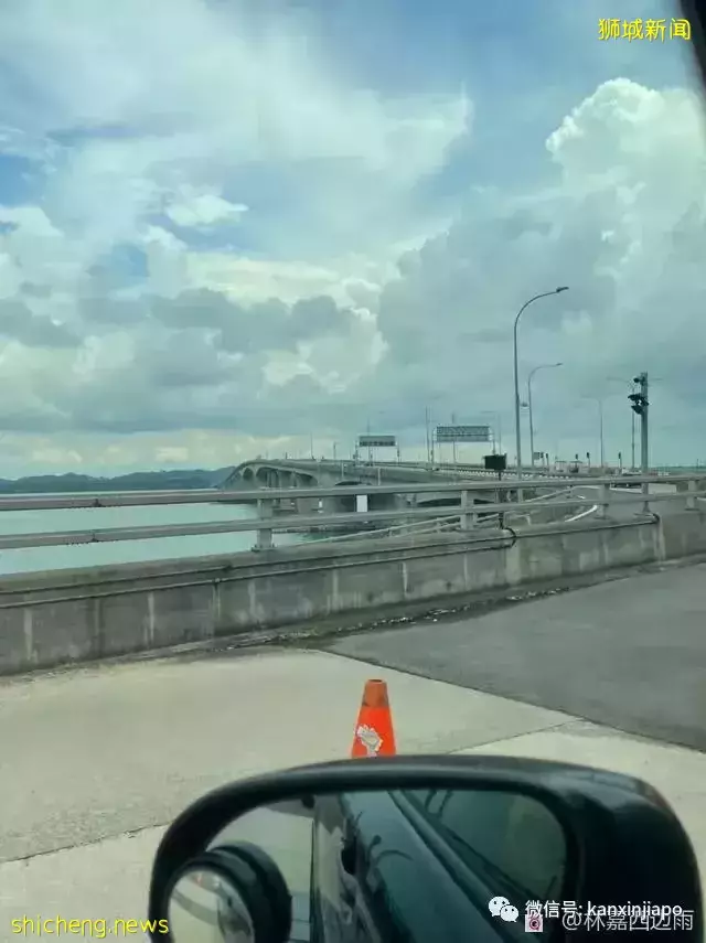 “在新加坡闷了两年,我终于开车回马来西亚探亲咯”