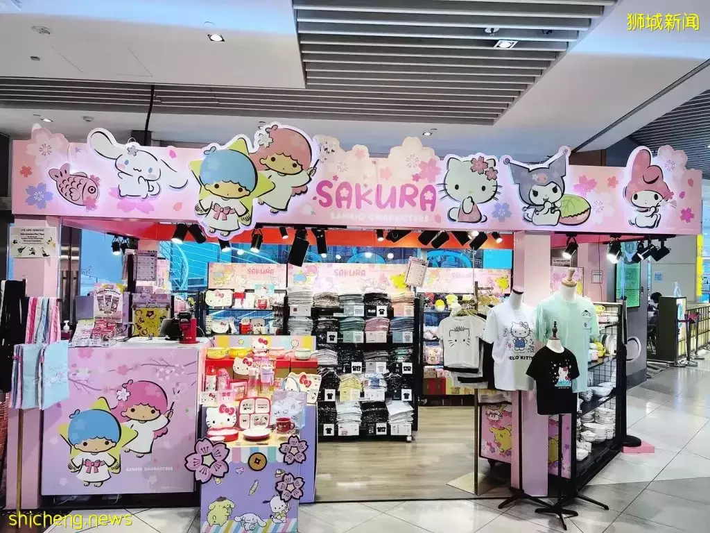 櫻花主題限定快閃活動@Suntec City，迪士尼&amp;Hello Kitty全都有