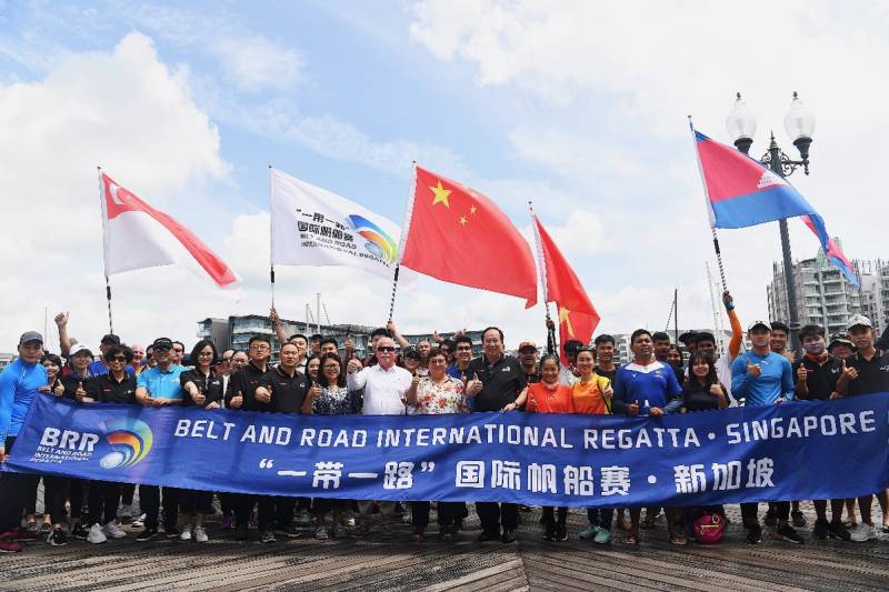 中国-东盟青少年齐聚新加坡 “一带一路”国际帆船赛促进航海交流