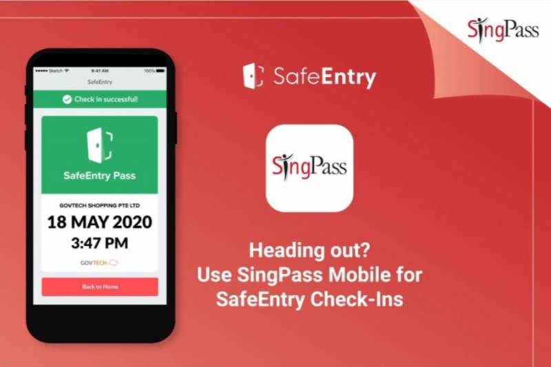 新加坡政府強制以“合力追蹤”攜手防疫器或應用進行SafeEntry進行登記，逾30萬人已領“合力追蹤”防疫器