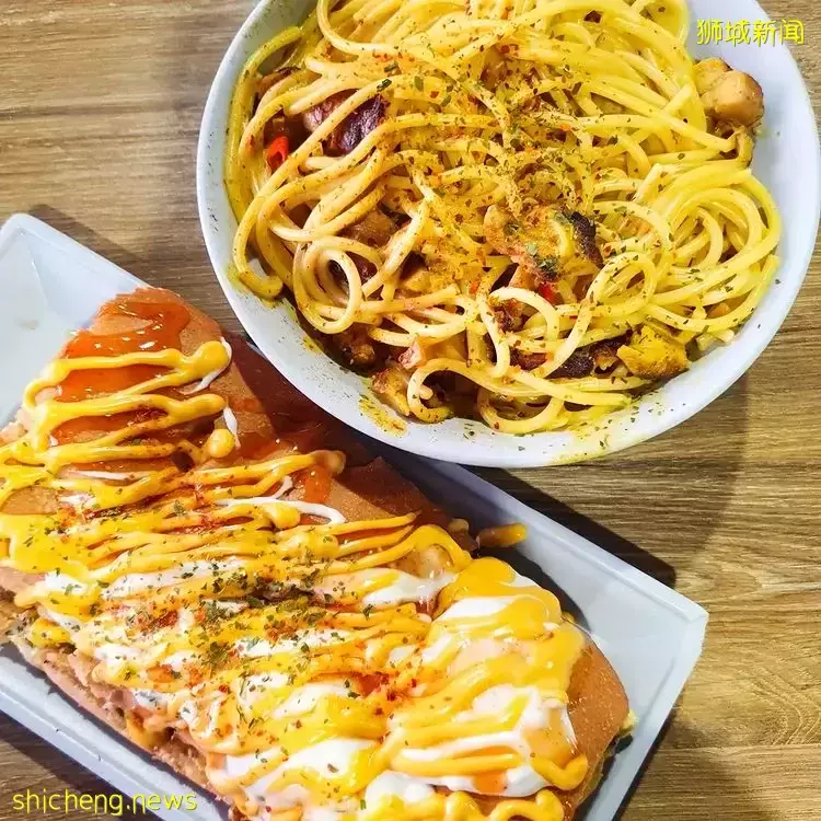 Brostern超大分量的西餐😱满满芝士好诱人!食物卖相很澎湃,$5起吃得到