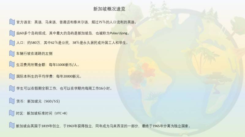 5分钟全面了解新加坡