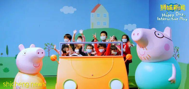 “小猪佩奇玩乐日互动特展”入驻滨海广场！学校假期多了个新去处