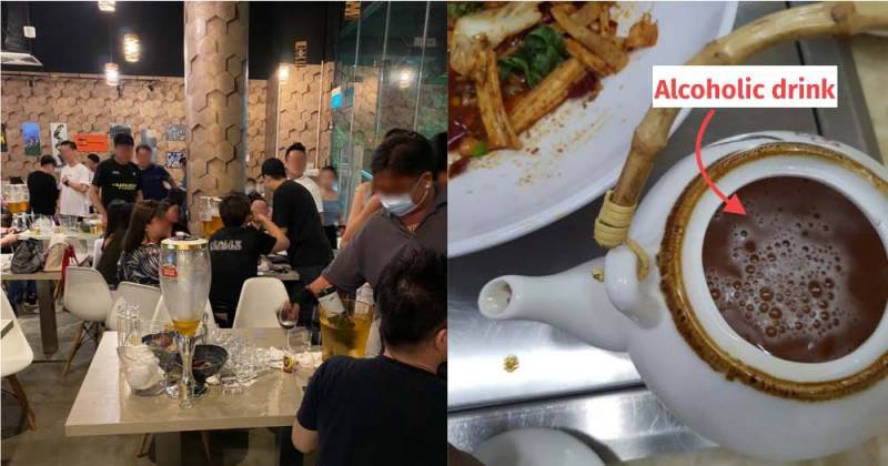 多人聚餐，把啤酒装在茶壶里，多家餐饮店违反安全管理措施