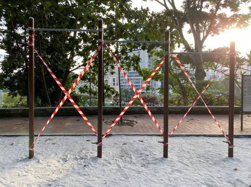 新加坡用膠帶做了一場大型公共藝術