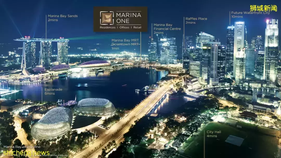 【现房促销】新加坡CBD黄金地段!670平海景楼阁Marina One滨海盛景豪苑发展商“放价”促销