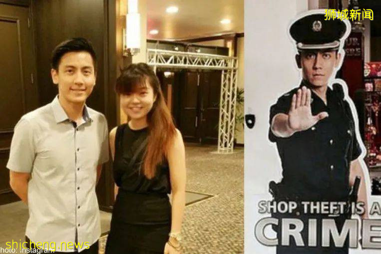 新加坡天天站超市門口的最帥警察，升官當局長了