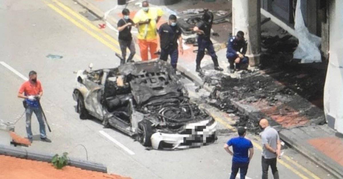 ◤寶馬撞店◢沖入火場救未婚夫 女子80%燒傷