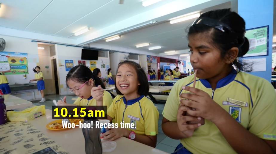 實拍新加坡小四學生的課程安排