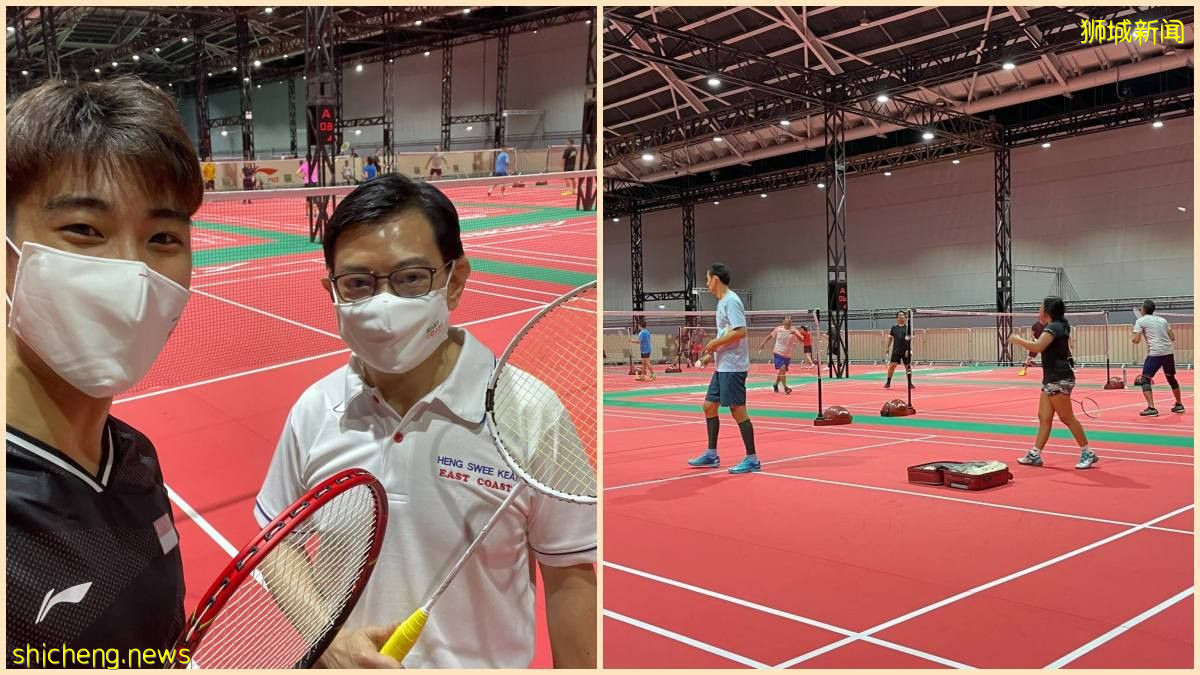 新加坡最大羽毛场, 设有20个室内球场! 谁说订不到