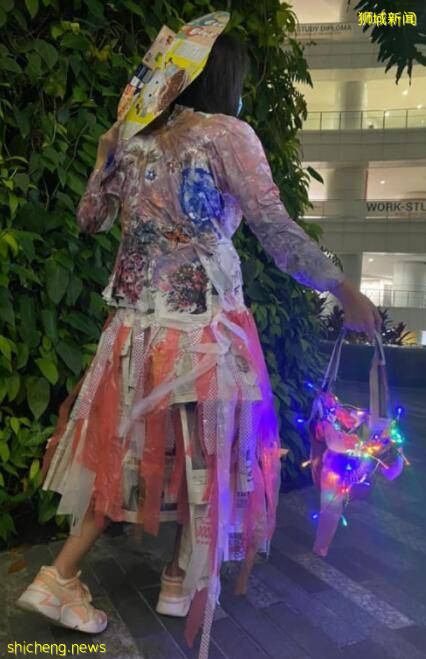 萌翻了！新加坡小水獺“揮國旗”走紅！小姐姐“另類”國慶服C位出道