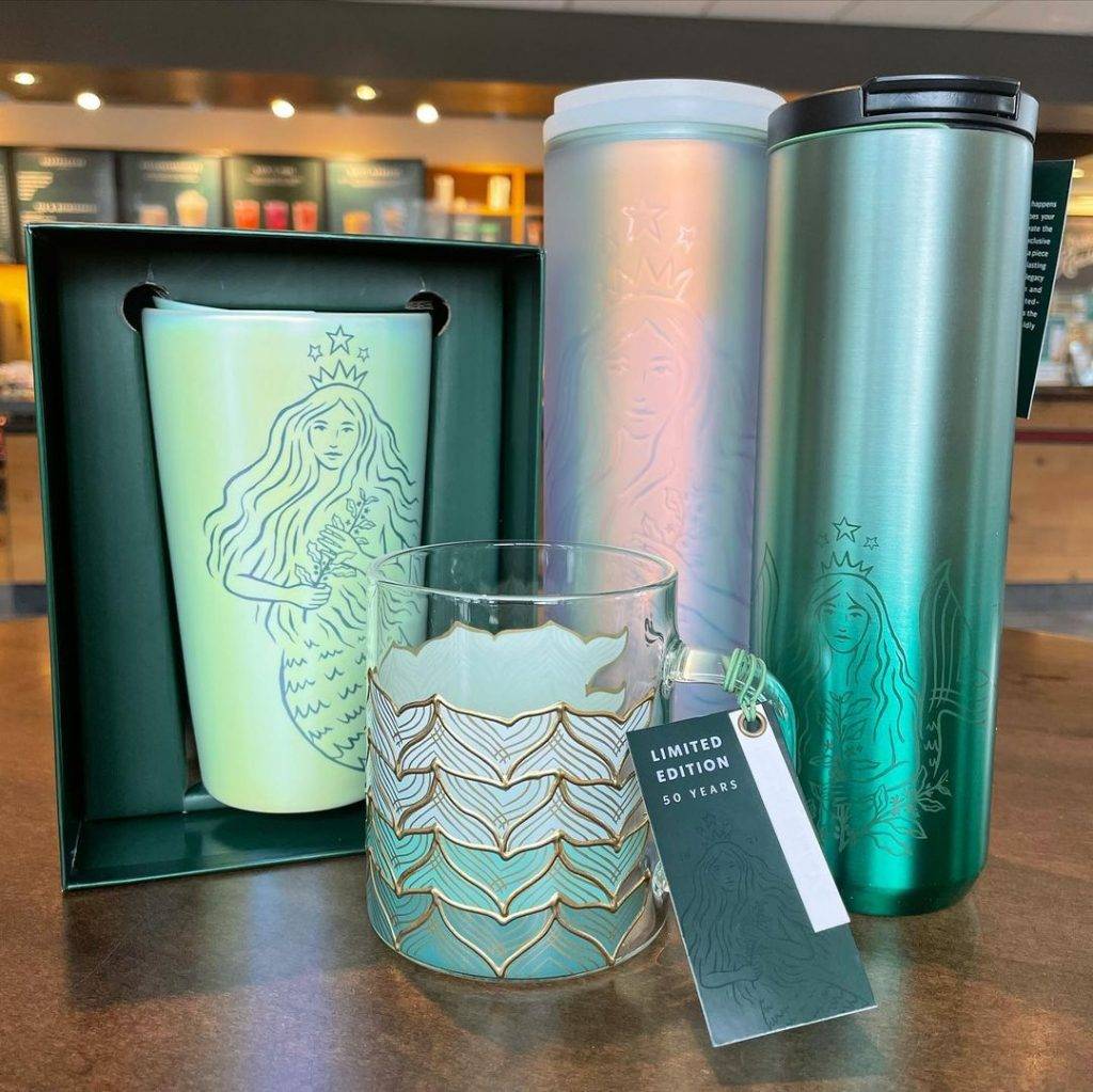 Starbucks 50歲生日快樂🎉清新薄荷綠、手繪漫畫風,周年紀念商品3月10日起售賣🛒
