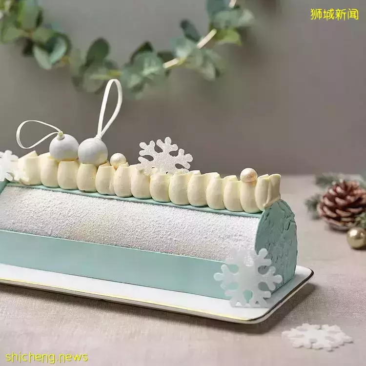 盘点新加坡8大高颜值树桐蛋糕!好看好吃好拍、今年圣诞聚餐就订这些🍰
