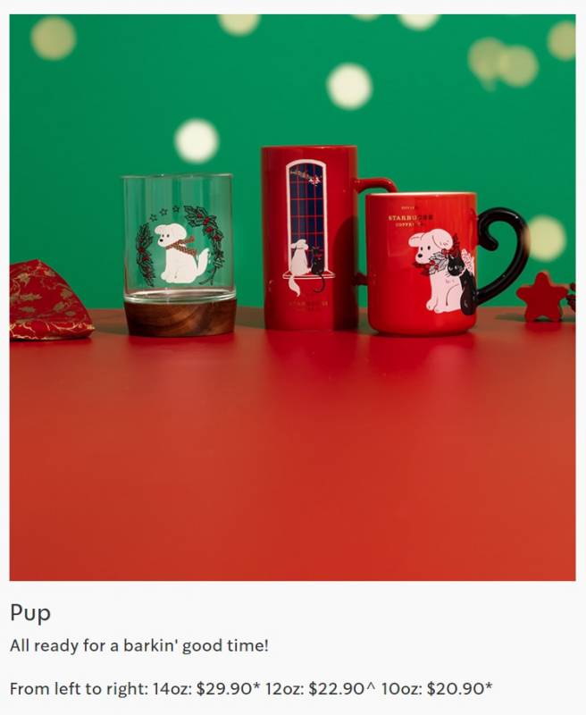 今年星巴克圣诞主题系列来啦!暖心可爱的小动物圣诞节设计,超丰富款式挑花眼